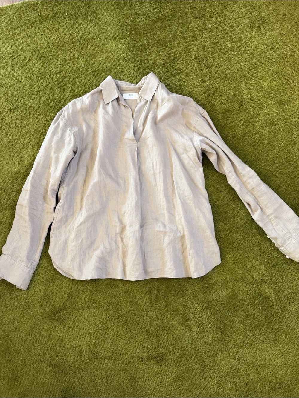Uniqlo linen blouse